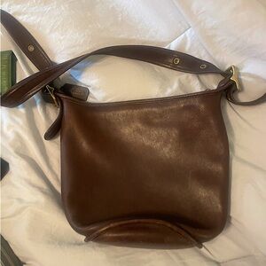 COPY - Vintage Coach Purse Chocolate brown